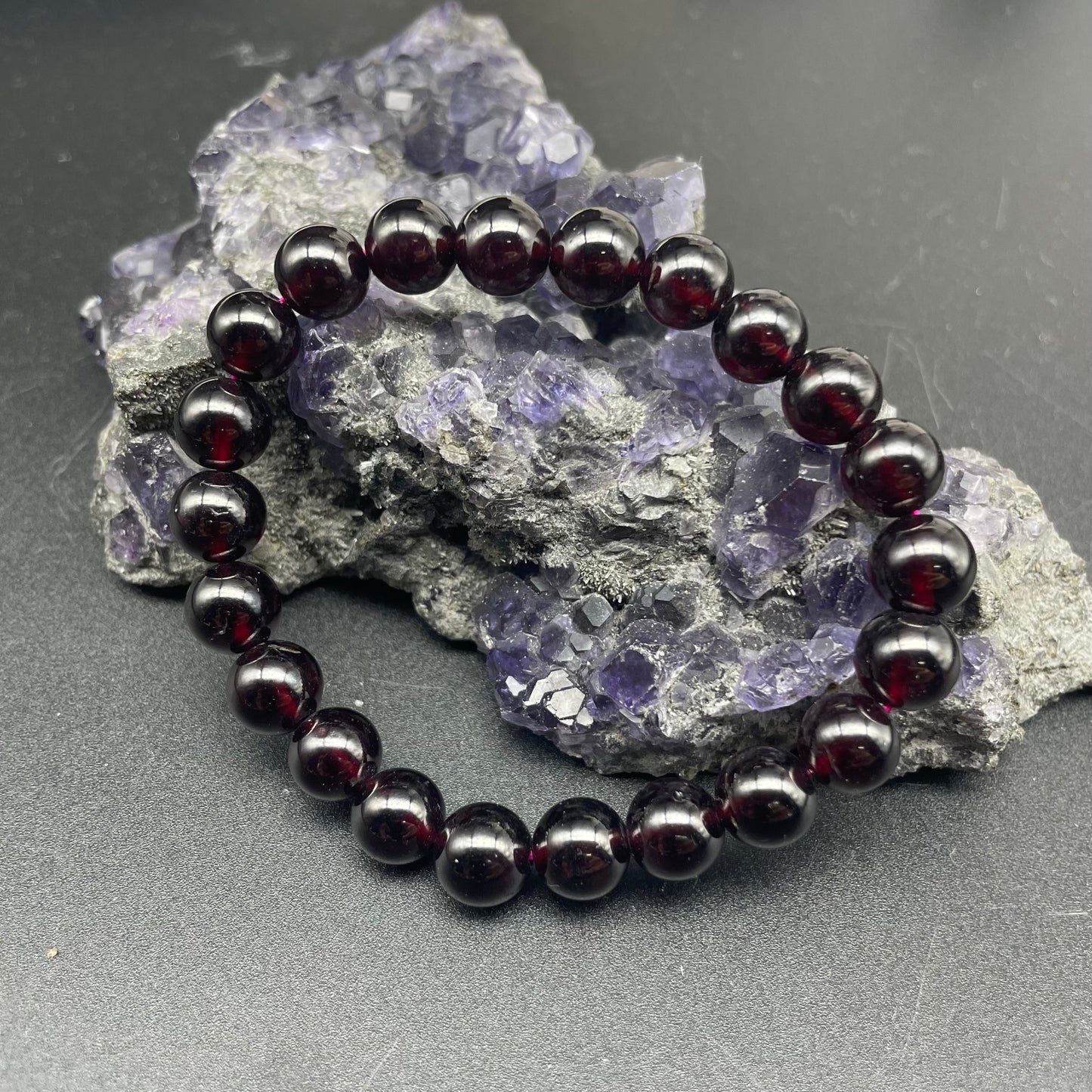 紅石榴石手串 7mm