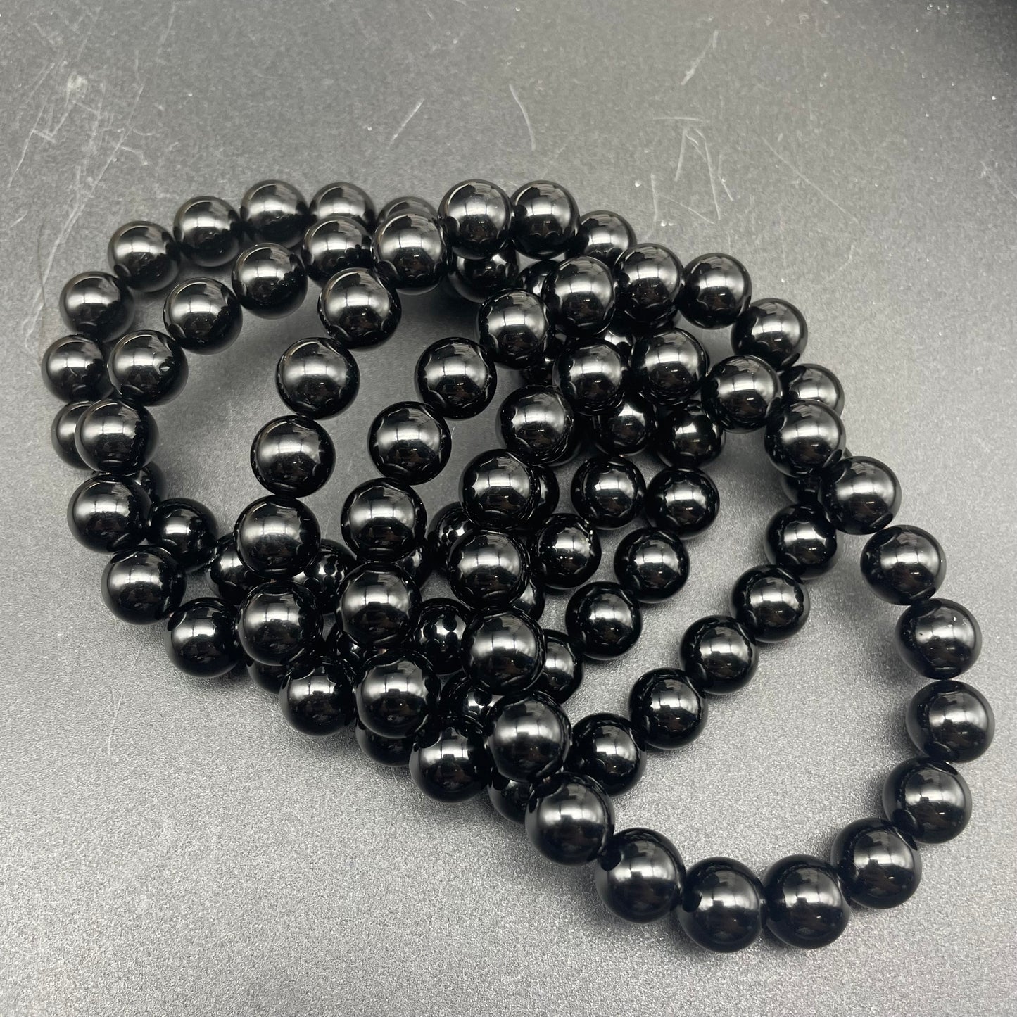 黑曜石手串 10mm