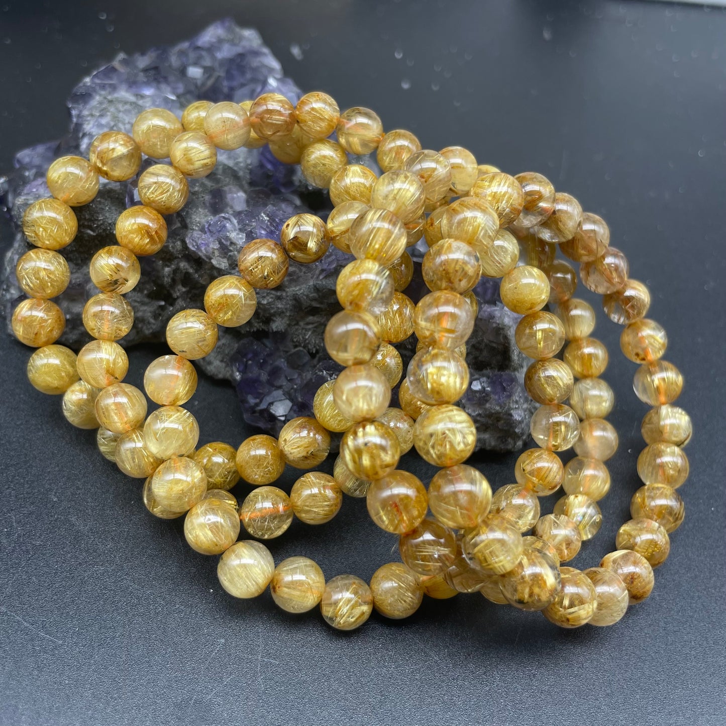 滿礦鈦晶手串 7mm