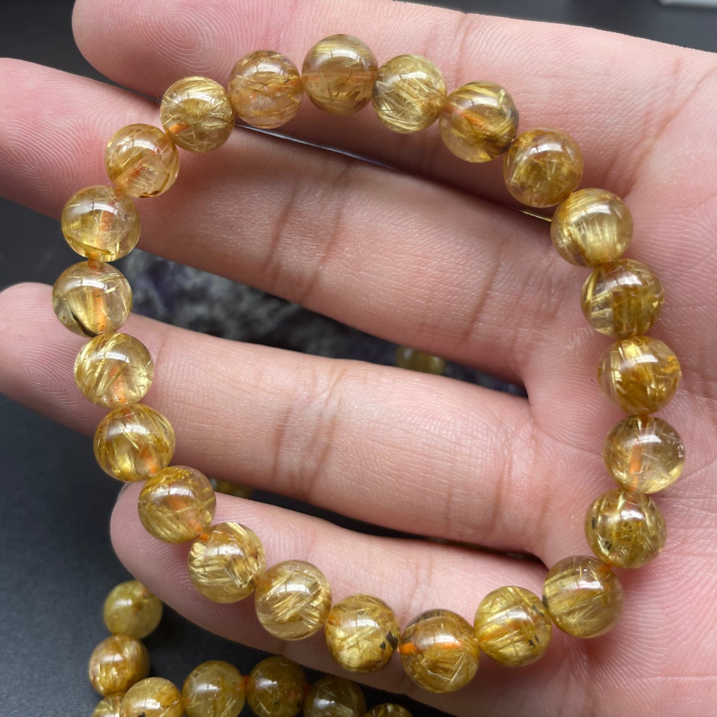 滿礦鈦晶手串 7mm