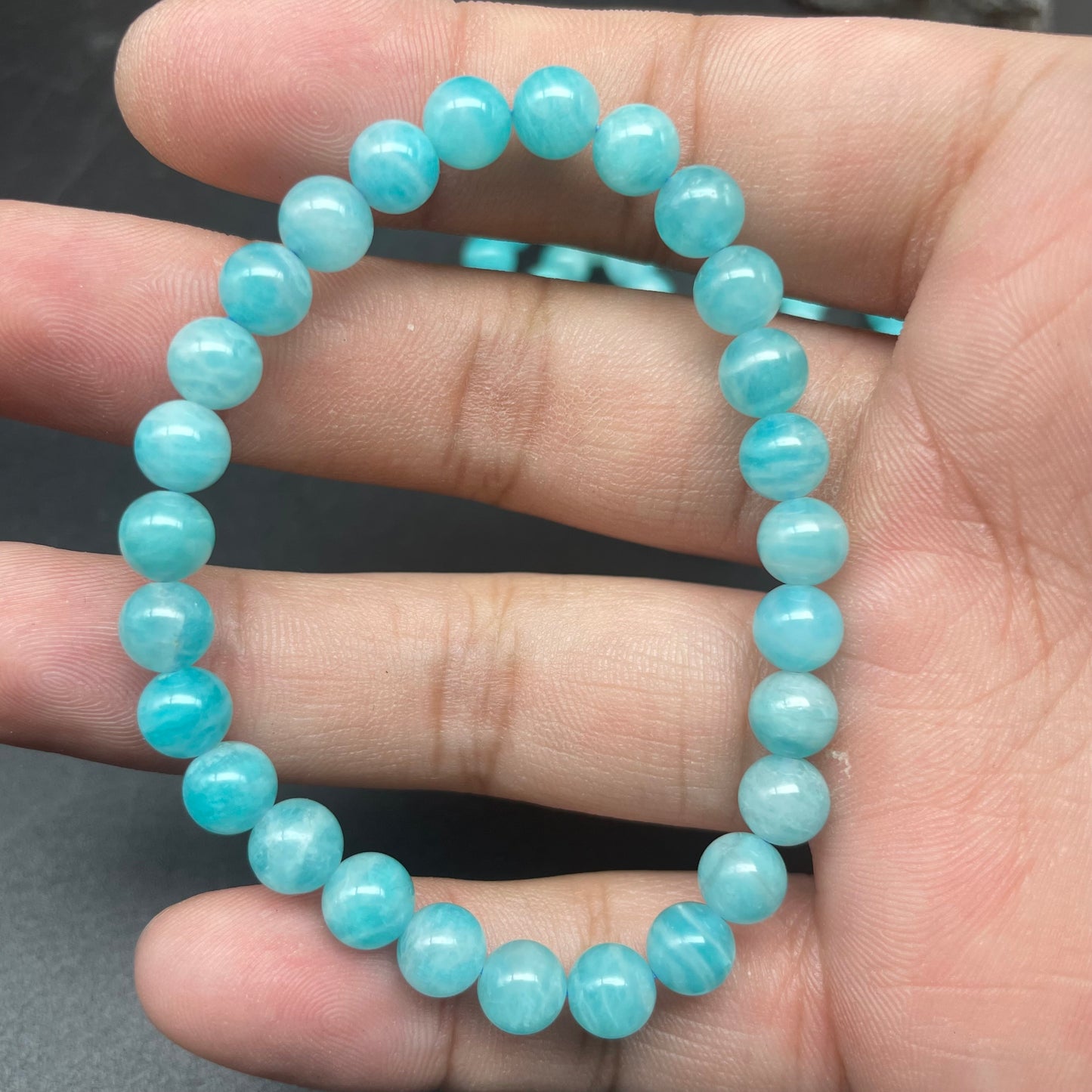 天然天河石手串 6mm