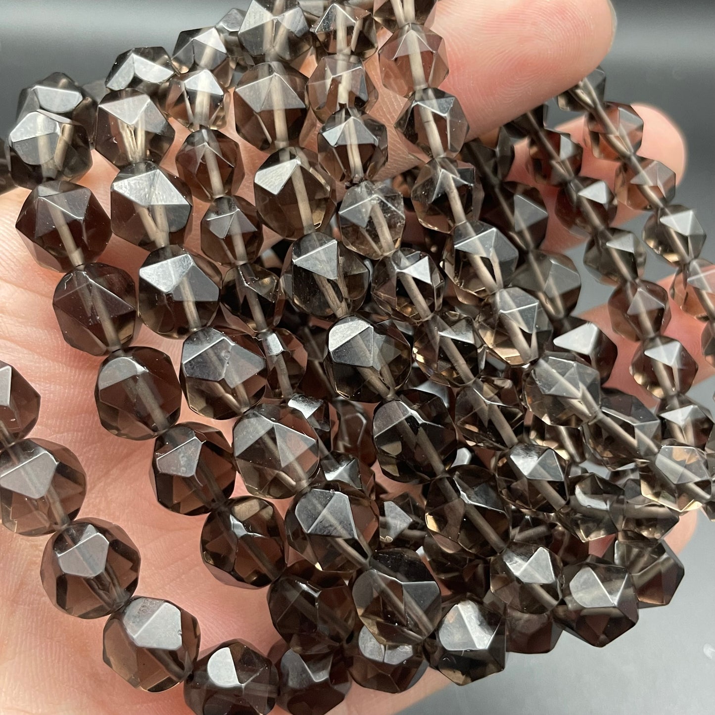 冰曜石切面手串 8mm