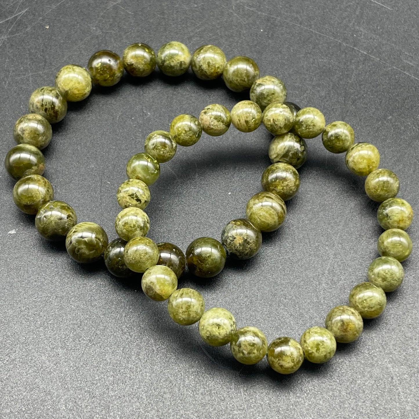 沙弗萊石綠石榴 7mm