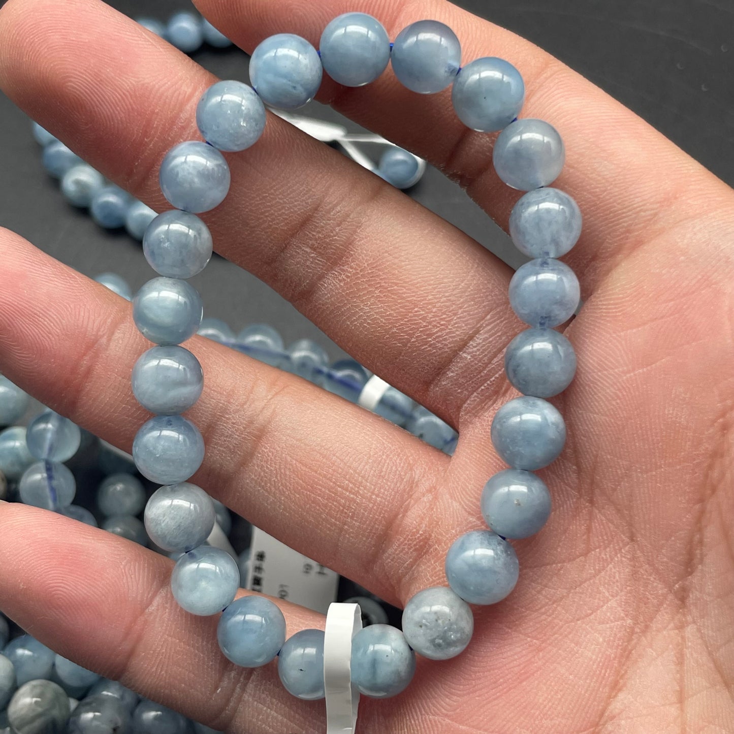 魔鬼海藍寶手串 8mm