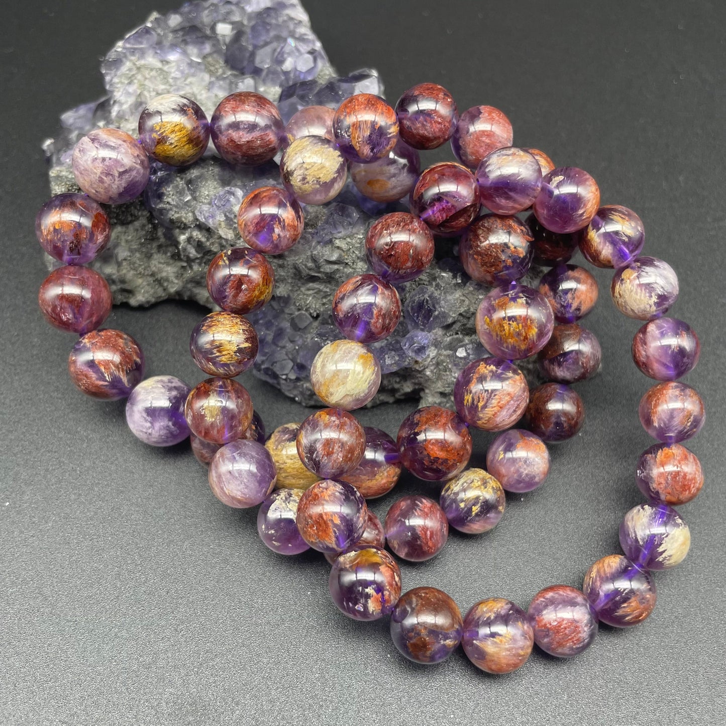 紫幽靈手串 12mm