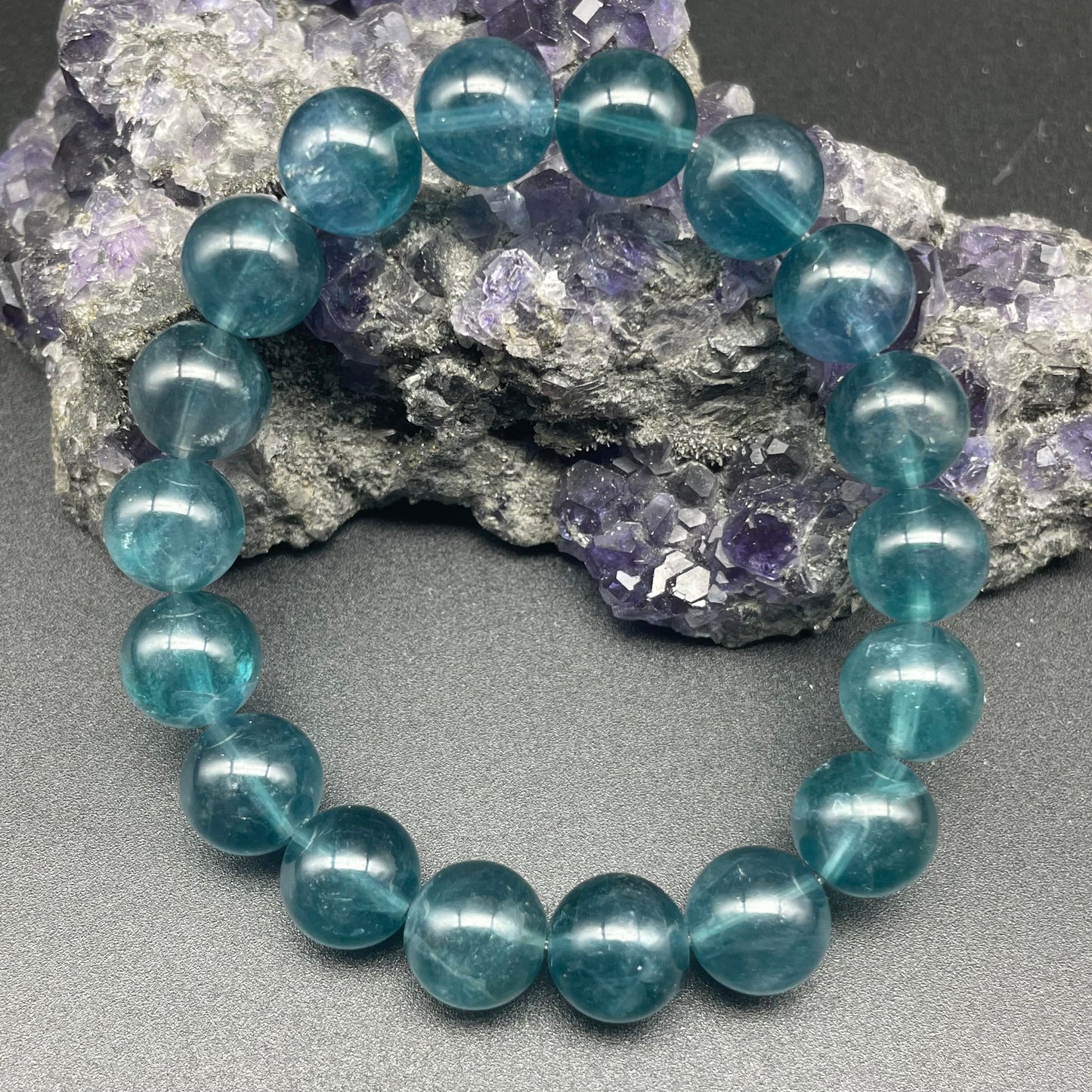 藍螢石手串 12mm