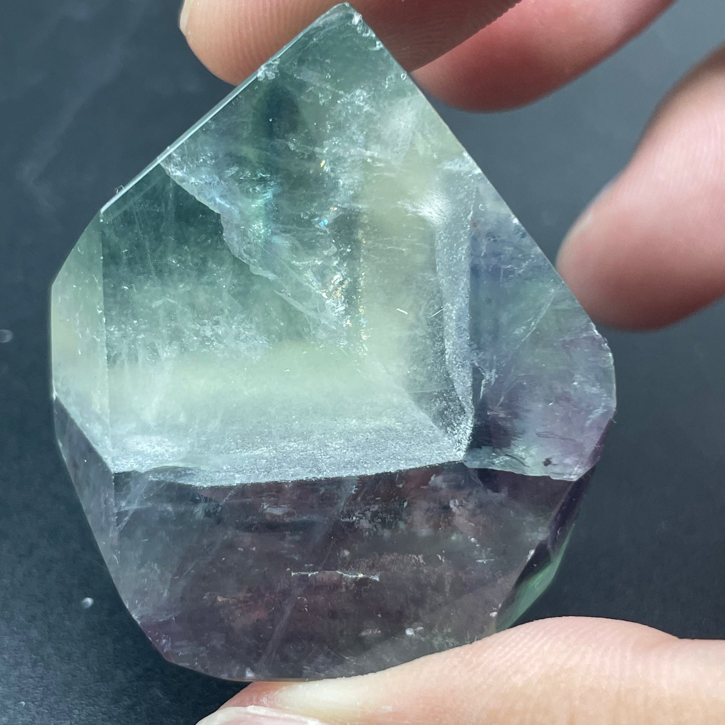 螢石切面擺件