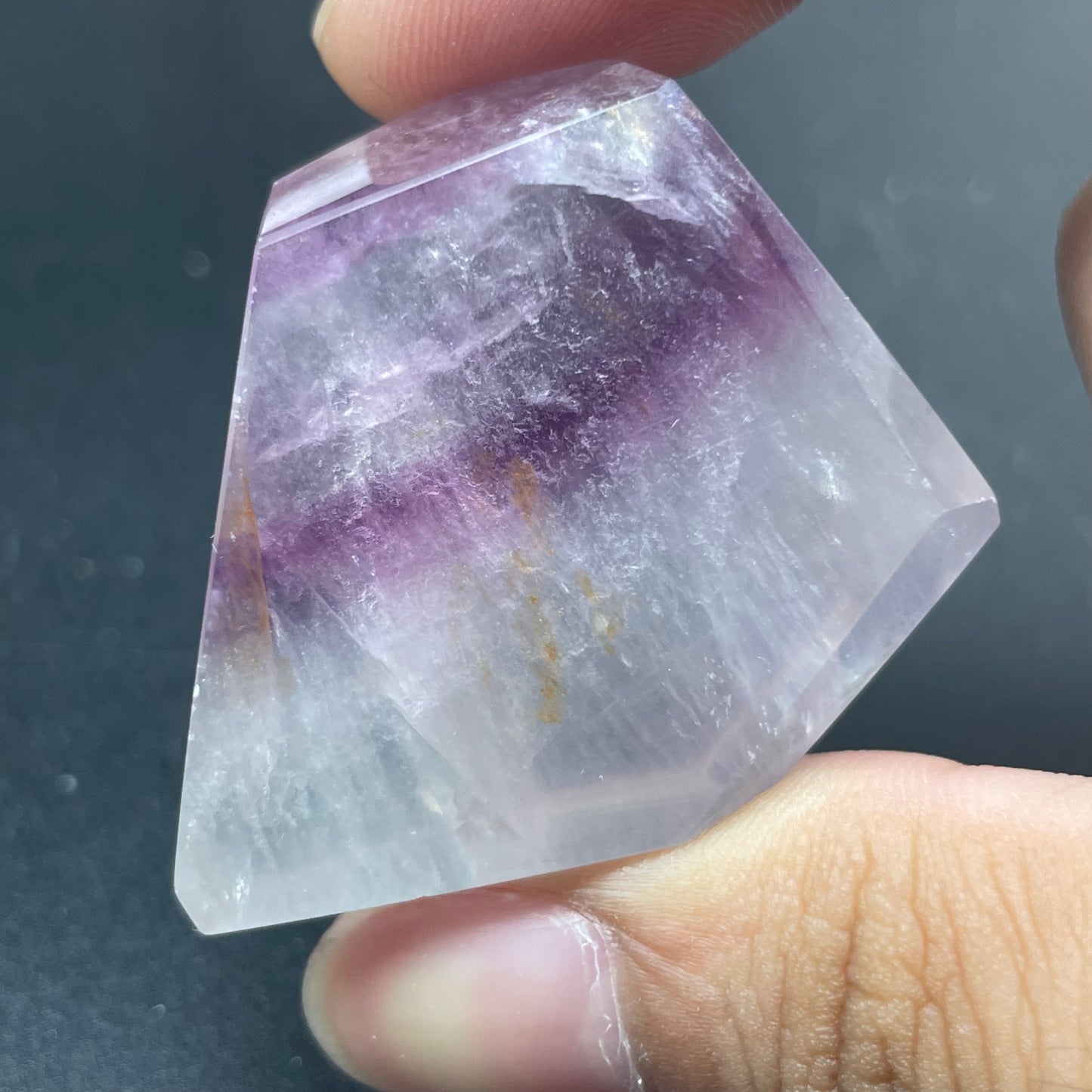 螢石切面擺件
