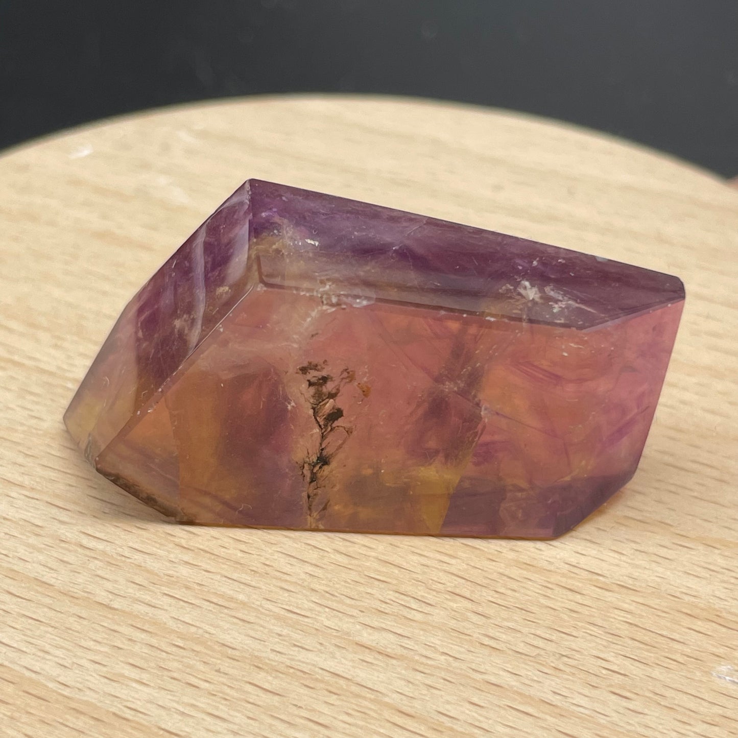 螢石切面擺件
