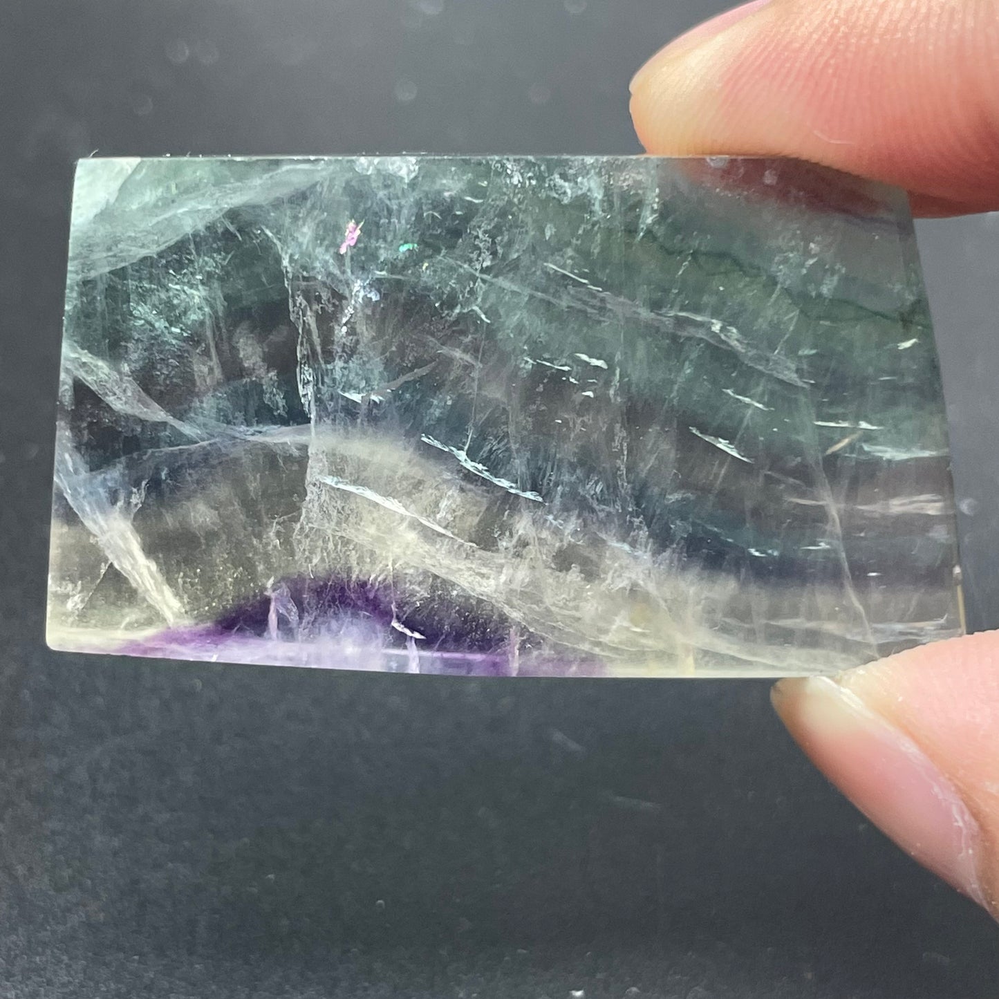 螢石切面擺件