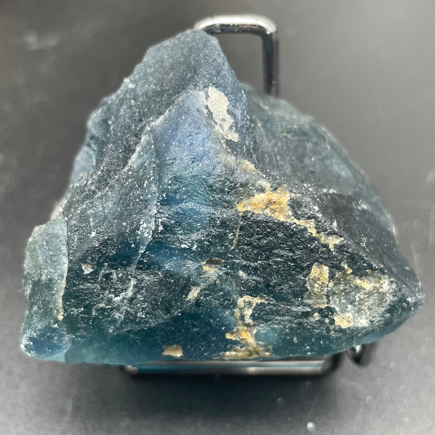 藍螢石原石礦標