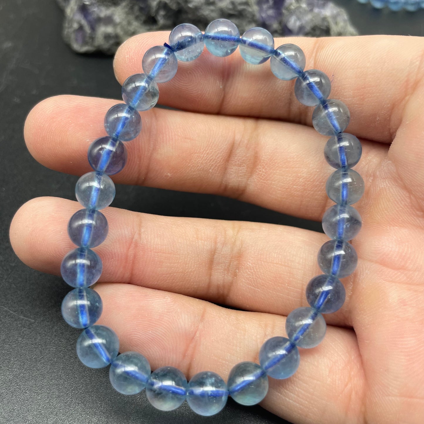 星空海藍寶手串 7mm