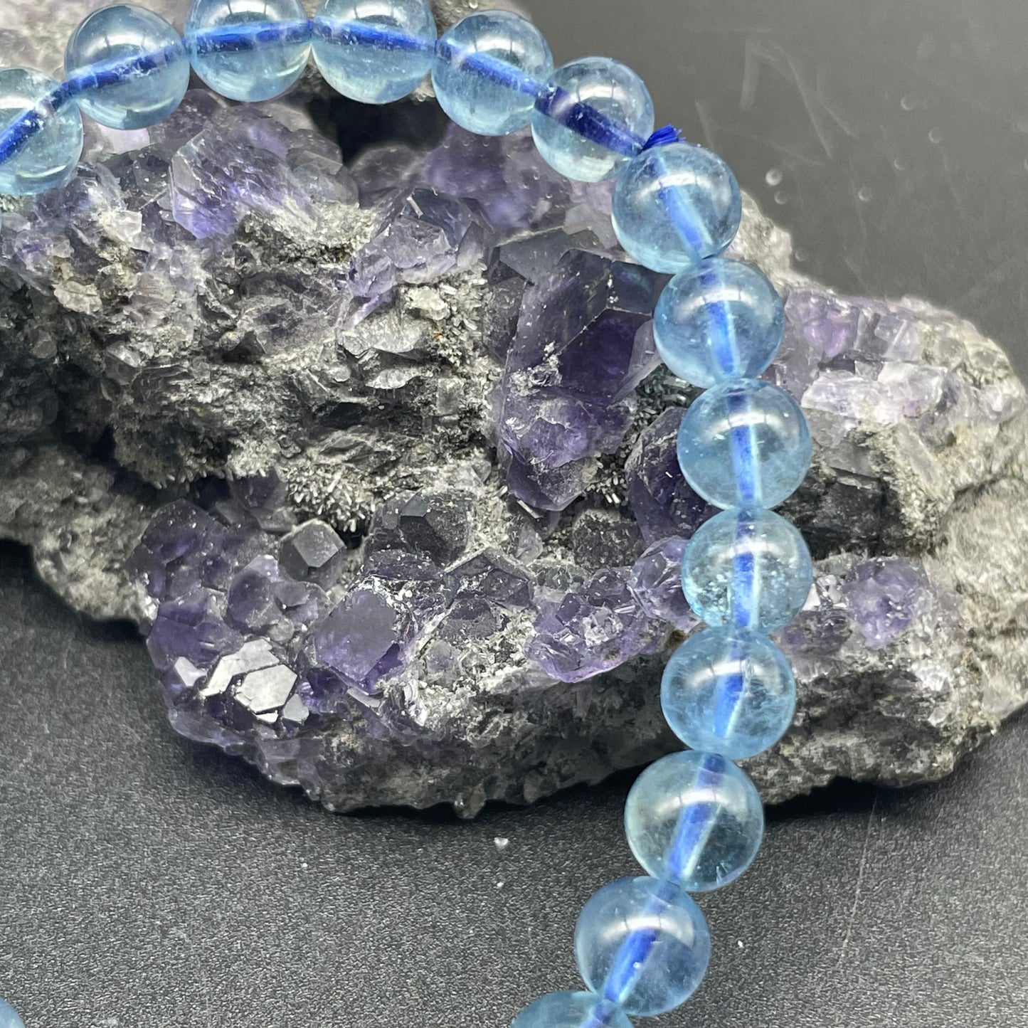 星空海藍寶手串 7mm