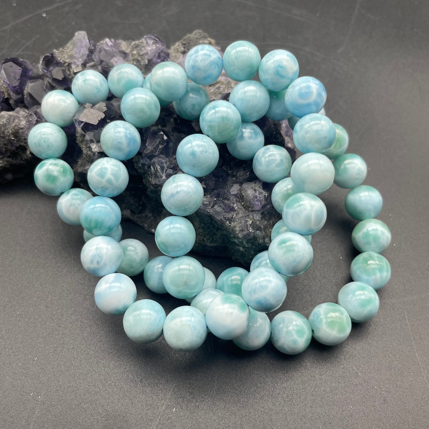 拉利瑪海紋石手串 10mm