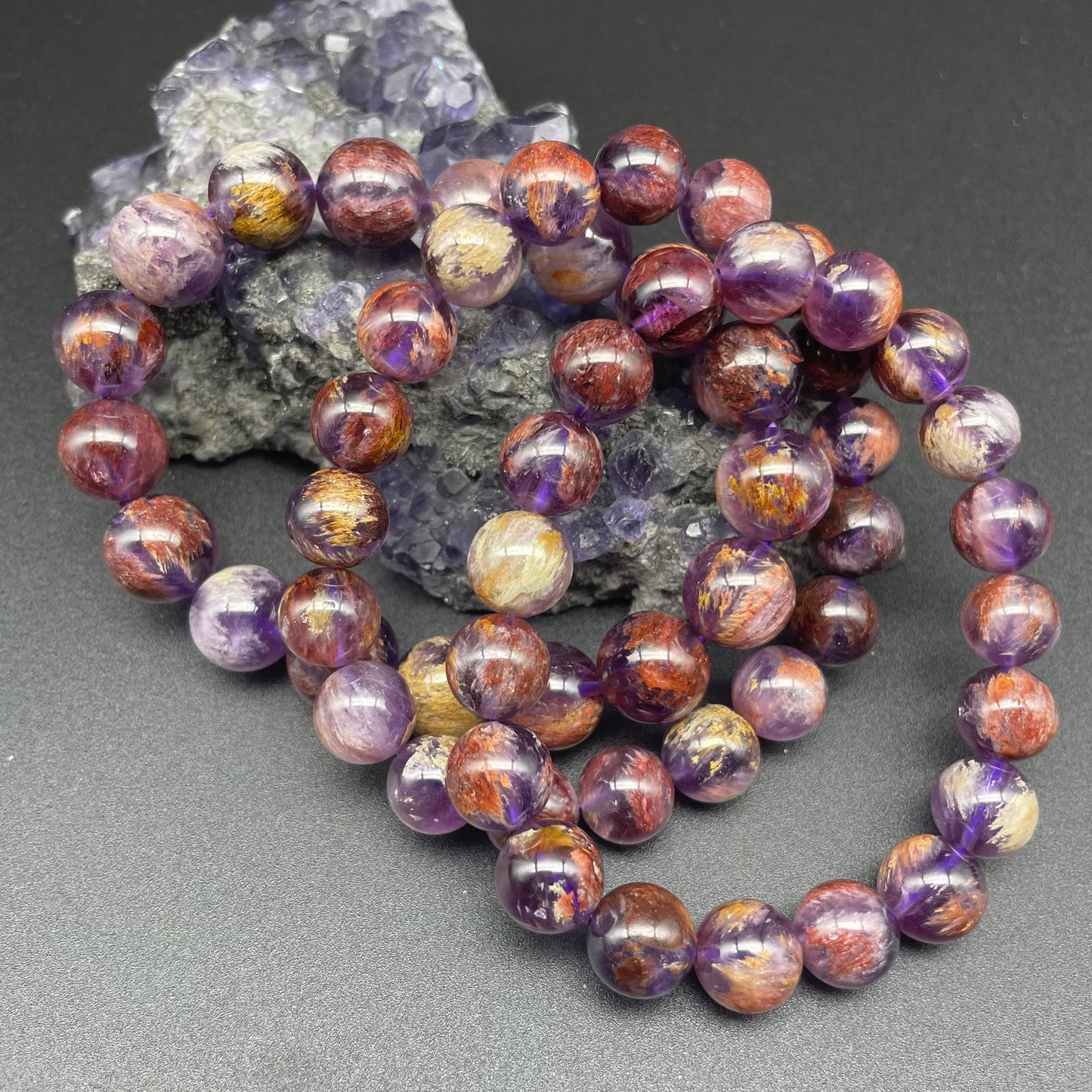 紫幽靈手串 10mm