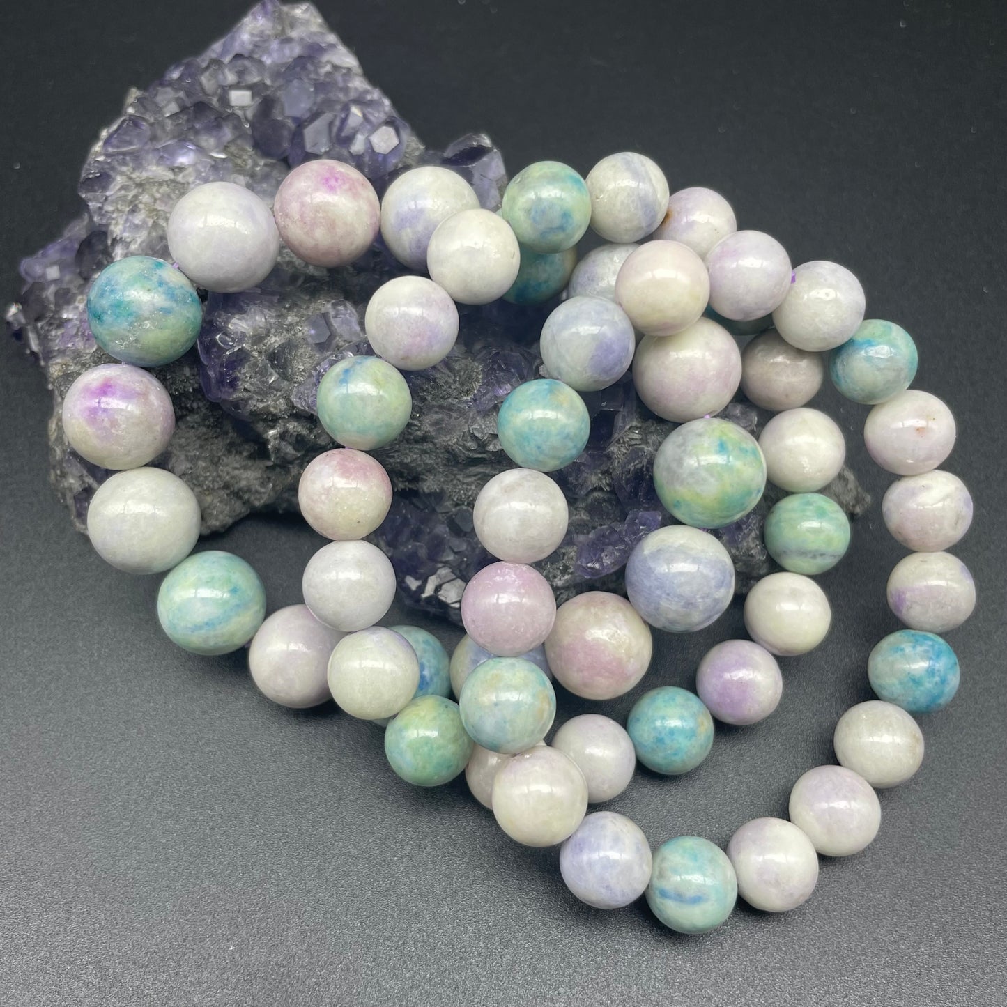 彩方納石手串 10mm